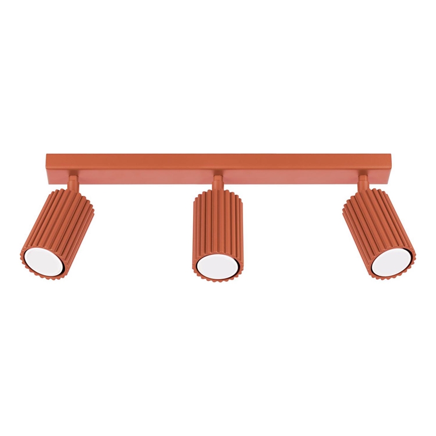 Spot KARBON 3xGU10/10W/230V rood