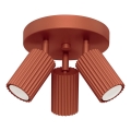 Spot KARBON 3xGU10/10W/230V rood