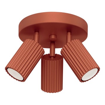 Spot KARBON 3xGU10/10W/230V rood