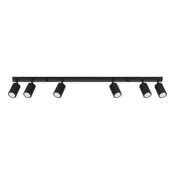 Spot KARBON 6xGU10/10W/230V zwart