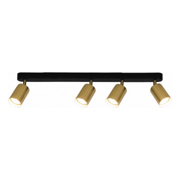 Spot KONCEPT 4xGU10/35W/230V zwart/goud