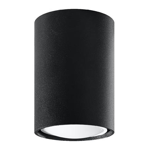 Spot LAGOS 1xGU10/10W/230V 10 cm zwart