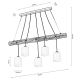 Hanglamp aan een koord TRENO 5xE27/25W/230V Dennenboom – FSC gecertificeerd