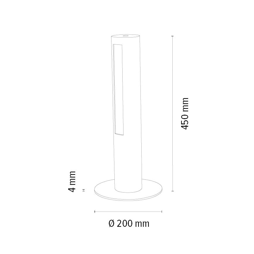 Dimbare LED tafellamp CONOR LED/9W/230V eiken – FSC gecertificeerd