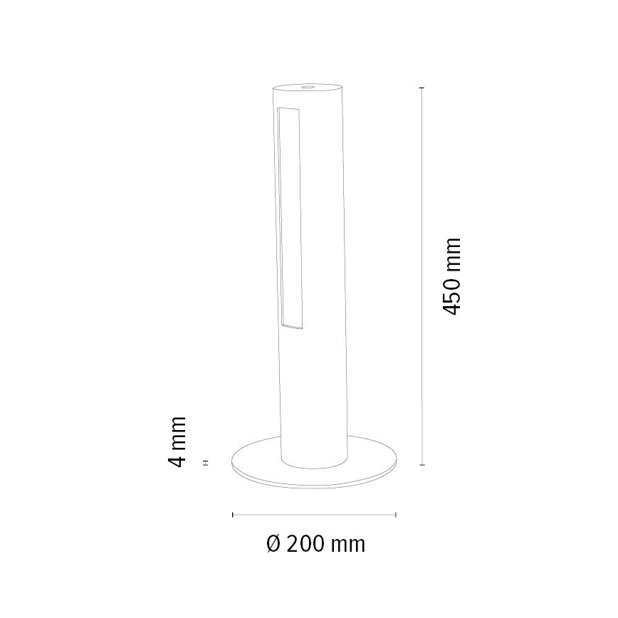 Dimbare LED tafellamp CONOR LED/9W/230V eiken – FSC gecertificeerd