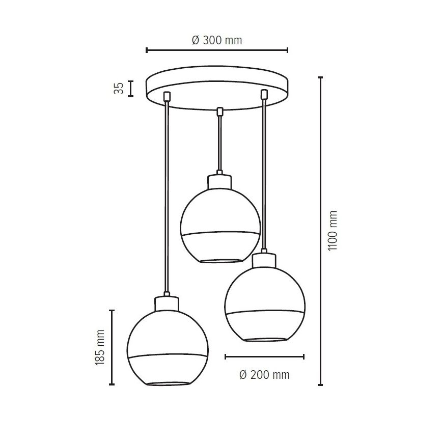 Reserve glas LINEA diameter 20 cm