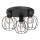 Spot LAPS 3xE27/15W/230W zwart