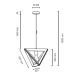 Hanglamp aan koord TRIGONON 1xE27/60W/230V mat eiken - FSC-gecertificeerd