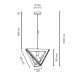 Hanglamp aan koord TRIGONON 1xE27/60W/230V beuken - FSC-gecertificeerd