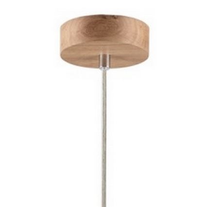 Hanglamp aan een koord ALESSANDRO 1xE27/60W/230V eiken