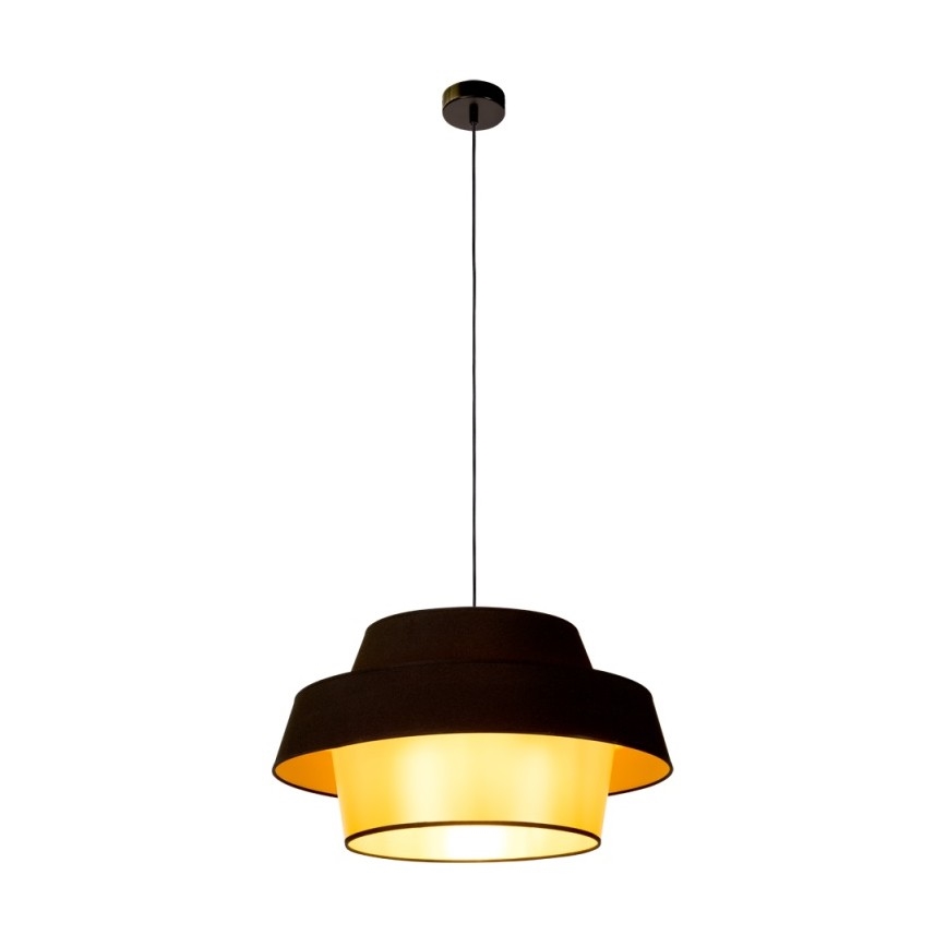 Hanglamp aan een koord PRETO GOLD 1xE27/60W/230V - FSC-gecertificeerd