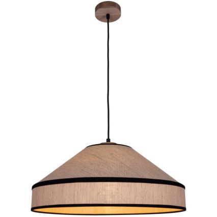 Hanglamp aan snoer AMIGO 1xE27/60W/230V eiken