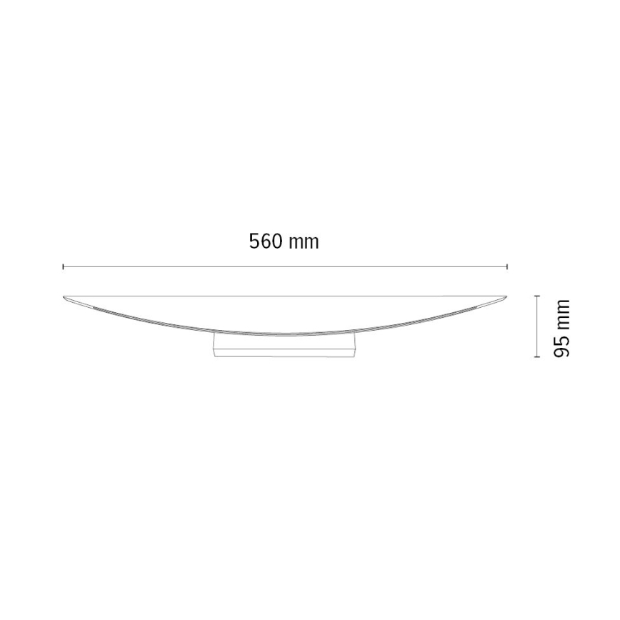 Dimbare LED wandverlichting DUBAI LED/6,5W/230V eiken