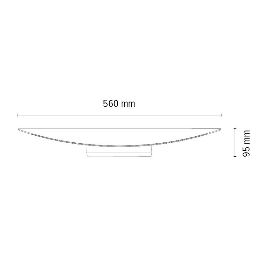Dimbare LED wandverlichting DUBAI LED/6,5W/230V eiken