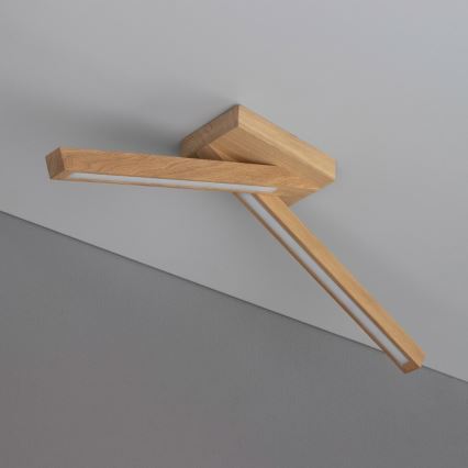 LED Bevestigde Hanglamp LINUS 2xLED/4,5W/230V mat eiken