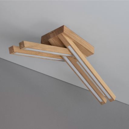 LED plafonnière LINUS 4xLED/4,5W/230V mat eiken