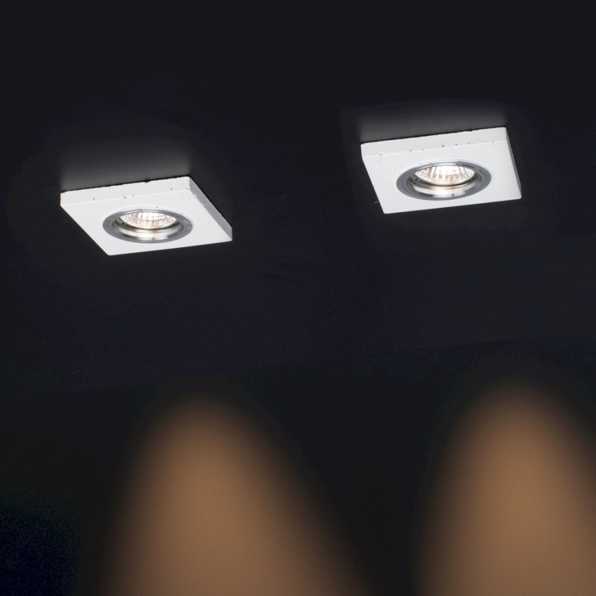 LED Hang plafondverlichting VITAR 1xGU10/5W/230V CRI 90 beton – FSC gecertificeerd