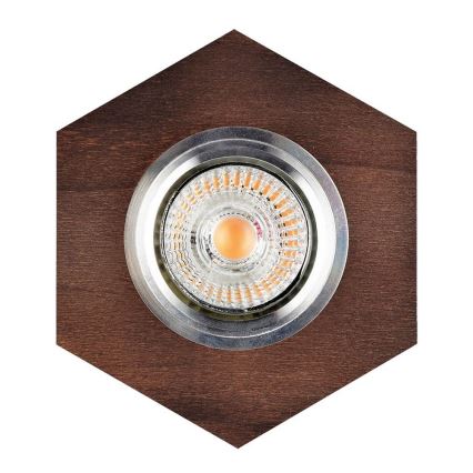 LED Hang plafondverlichting VITAR 1xGU10/5W/230V CRI 90 beuken – FSC gecertificeerd