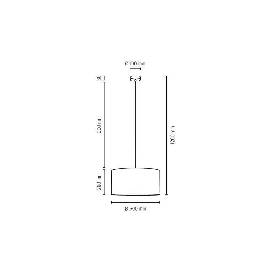 Hanglamp aan kabel SCARLETT 1xE27/60W/230V