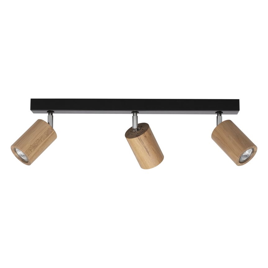 LED Plafond Spot MATTI 3xGU10/5W/230V eiken - FSC-gecertificeerd