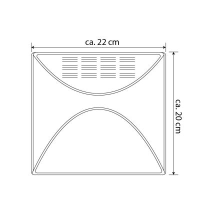 LED Solar verlicht huisnummer LED/3x0,1W/2,4V 1200 mAh IP44