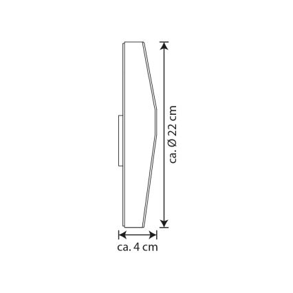 LED Solar verlicht huisnummer LED/3x0,1W/2,4V 1200 mAh IP44