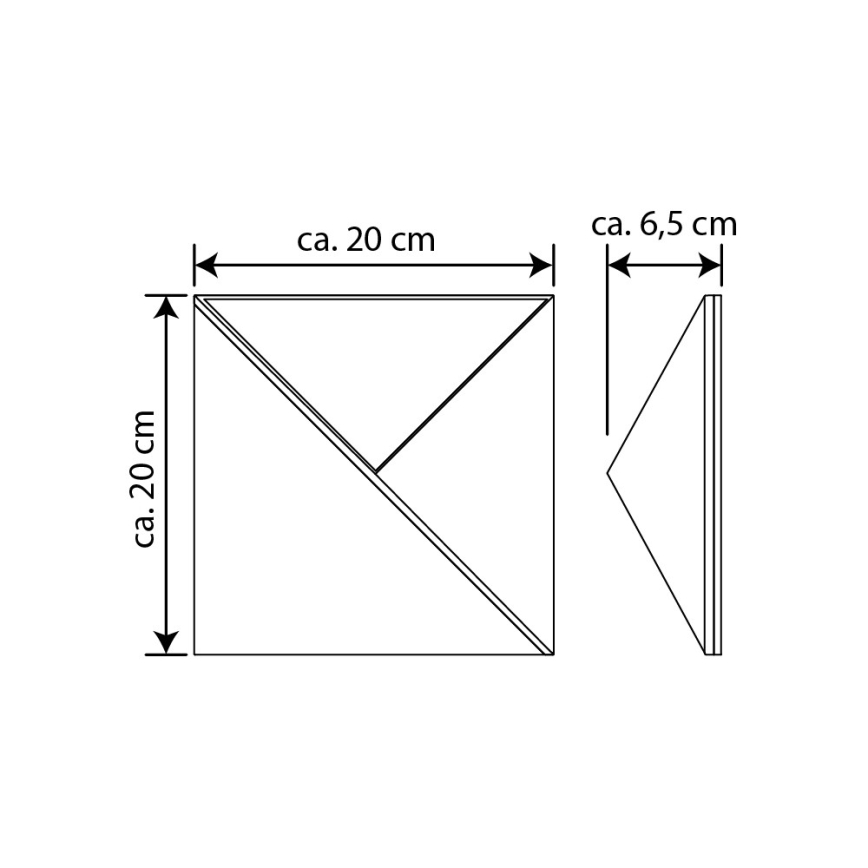 LED Solar verlicht huisnummer LED/3x0,1W/2,4V 1200 mAh IP44