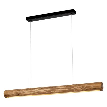 Dimbare LED hanglamp aan een koord LUCAS LED/25,5W/230V grenen