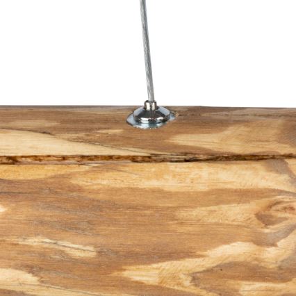 Dimbare LED hanglamp aan een koord LUCAS LED/25,5W/230V grenen