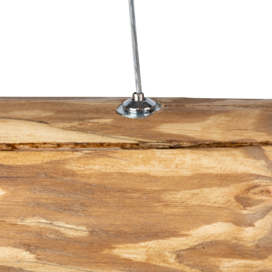 Dimbare LED hanglamp aan een koord LUCAS LED/25,5W/230V grenen