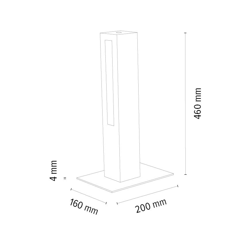 Dimbare LED tafellamp LEON LED/9W/230V eiken