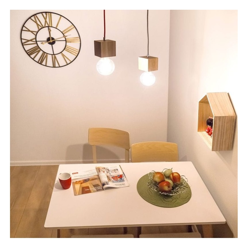 Hanglamp aan koord TRONGO 1xE27/60W/230V - FSC-gecertificeerd