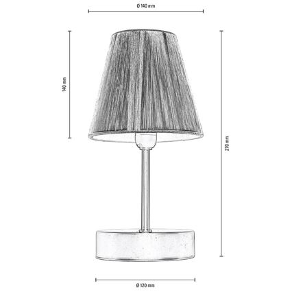 Tafellamp MILA 1xE14/25W/230V Berk