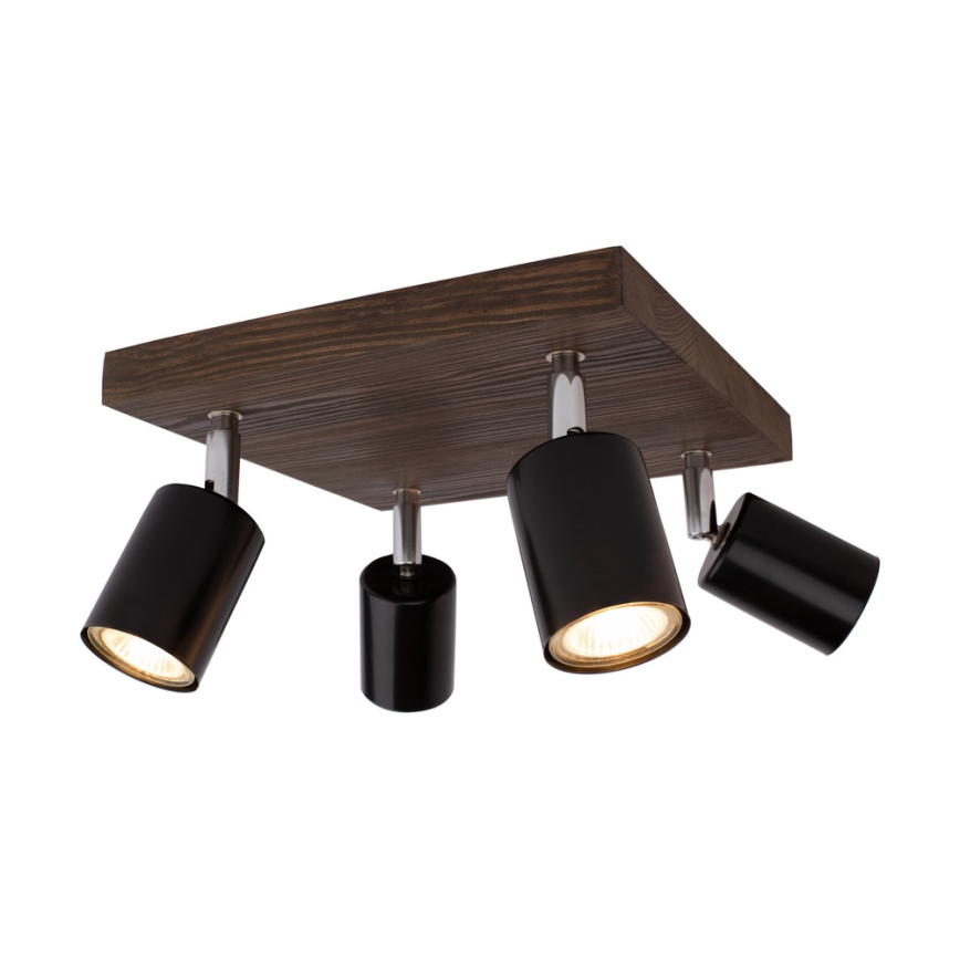 Plafondspot MANARA 4xGU10/5W/230V grenen