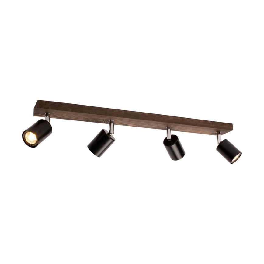 Plafondspot MANARA 4xGU10/5W/230V grenen