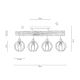 Hanglamp voor Oppervlak Montage BERIS 4xE27/25W/230V grenen - FSC-gecertificeerd