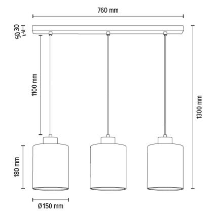 Reserve glas ZEFIR E27 wit