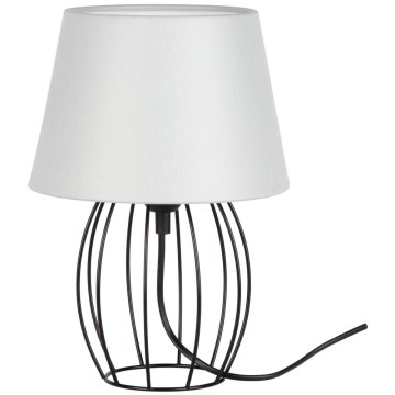 Spot-Light - Tafellamp MANGOO 1xE27/40W/230V grijs/zwart
