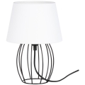 Spot-Light - Tafellamp MANGOO 1xE27/40W/230V wit/zwart