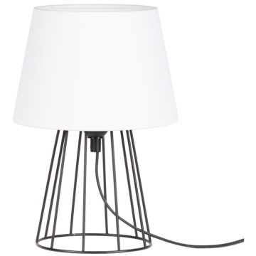 Spot-Light - Tafellamp MANGOO 1xE27/40W/230V wit/zwart