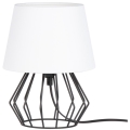 Spot-Light - Tafellamp MANGOO 1xE27/40W/230V wit/zwart