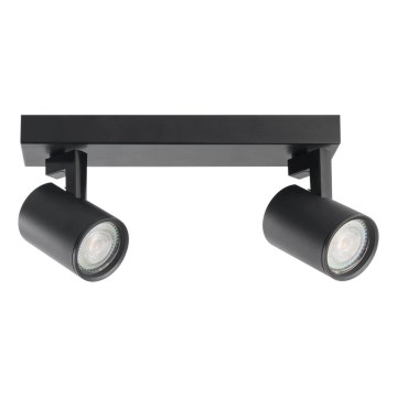 Spot LYNX 2xGU10/10W/230V zwart