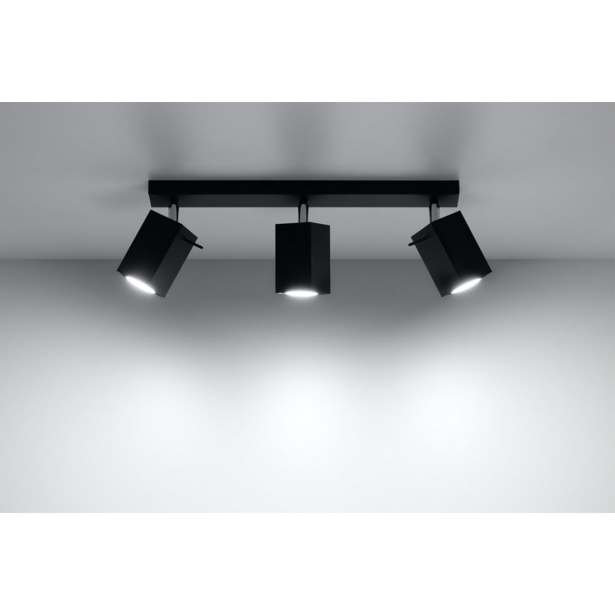 Spot MERIDA 3 3xGU10/40W/230V zwart