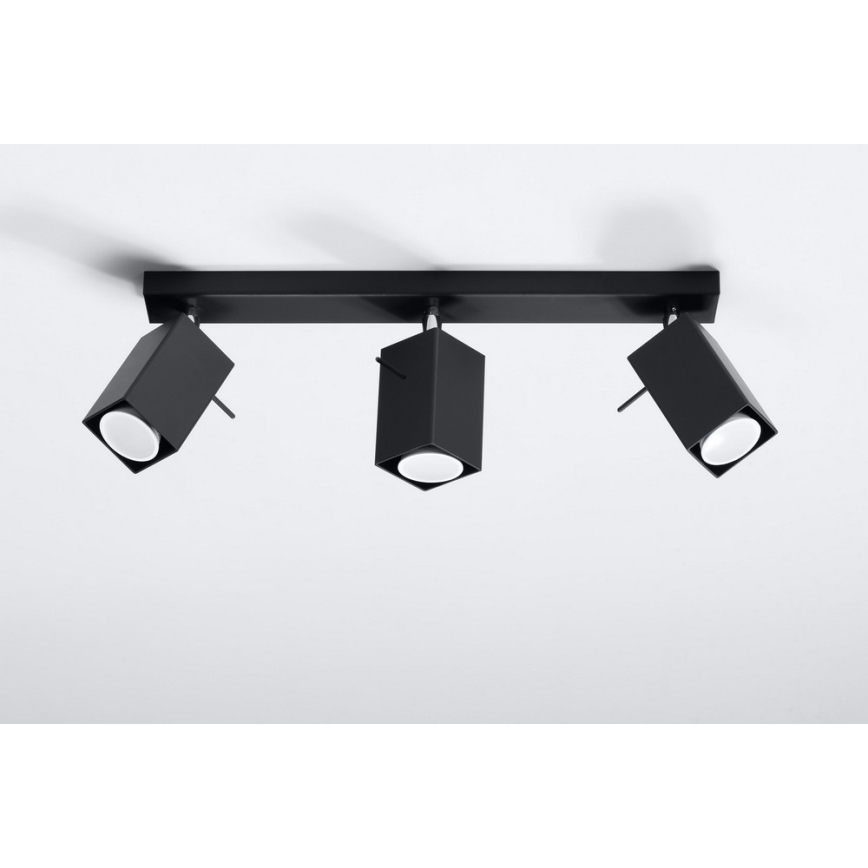 Spot MERIDA 3 3xGU10/40W/230V zwart