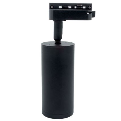 Spot MICA voor een rail systeem 1xGU10/25W/230V 1-fase zwart