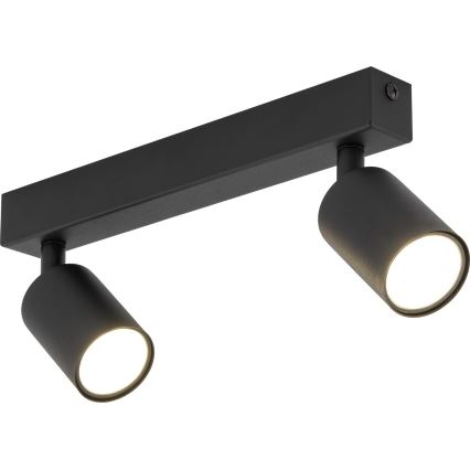 Spot NEX 2xGU10/10W/230V zwart