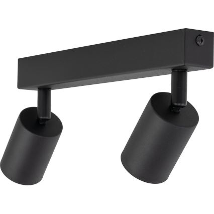 Spot NEX 2xGU10/10W/230V zwart