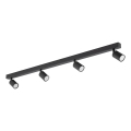 Spot NEX 4xGU10/10W/230V zwart
