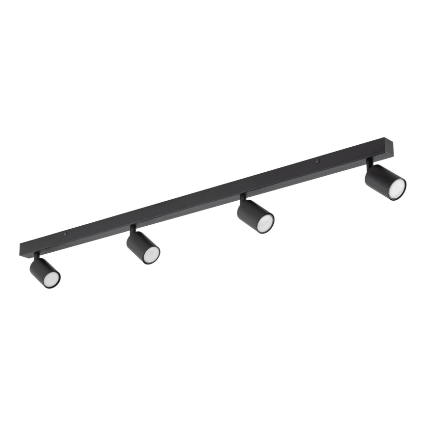 Spot NEX 4xGU10/10W/230V zwart