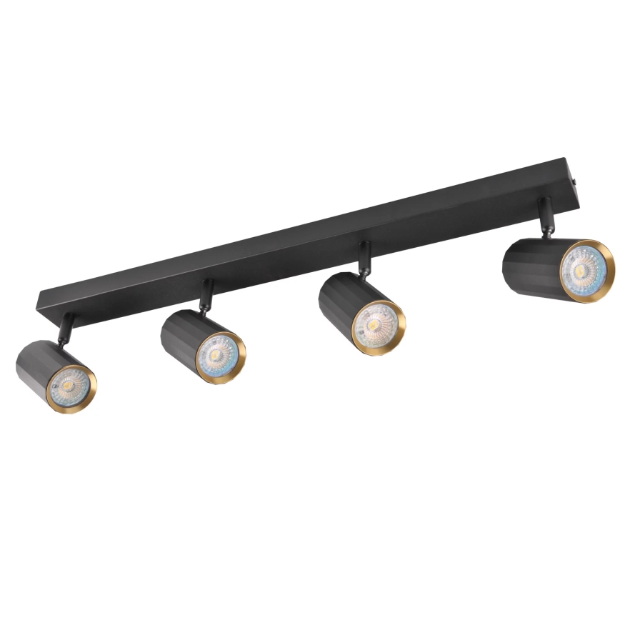 Spot NICEA 4xGU10/10W/230V zwart